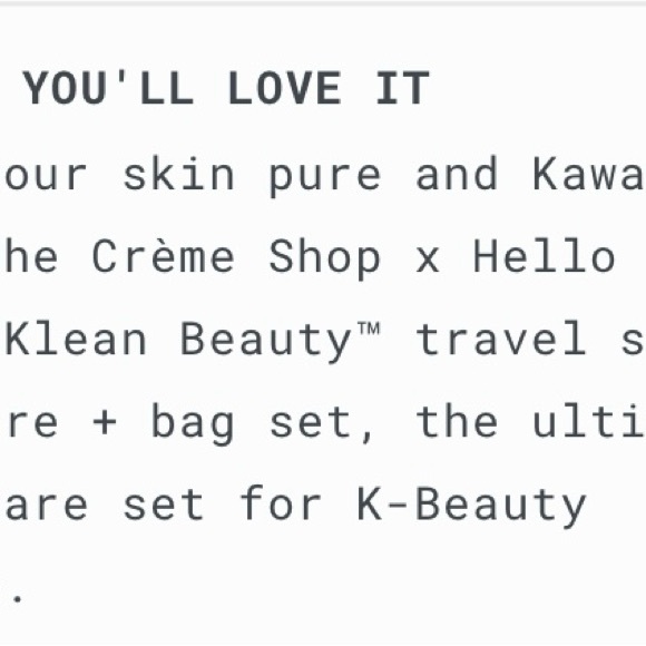 The Cre'me Shop X Hello Kitty Skin Care Essentials | 4 PC Travel Bag - Picture 5 of 7